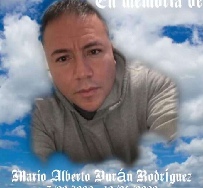 MARIO ALBERTO DURAN RODRIGUEZ, 38, FARMERSVILLE,  June 22, 1982 – December 6, 2020